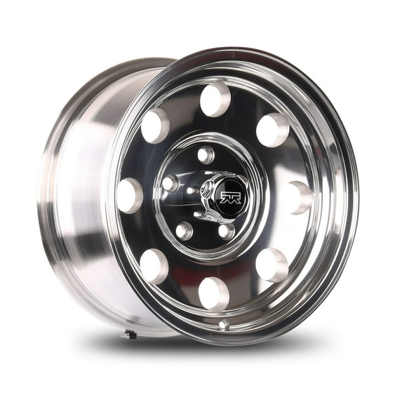 16x8 Mudder Trucker MT614 Diesel Polished 5x127 5x5 ET0 wheel rim
