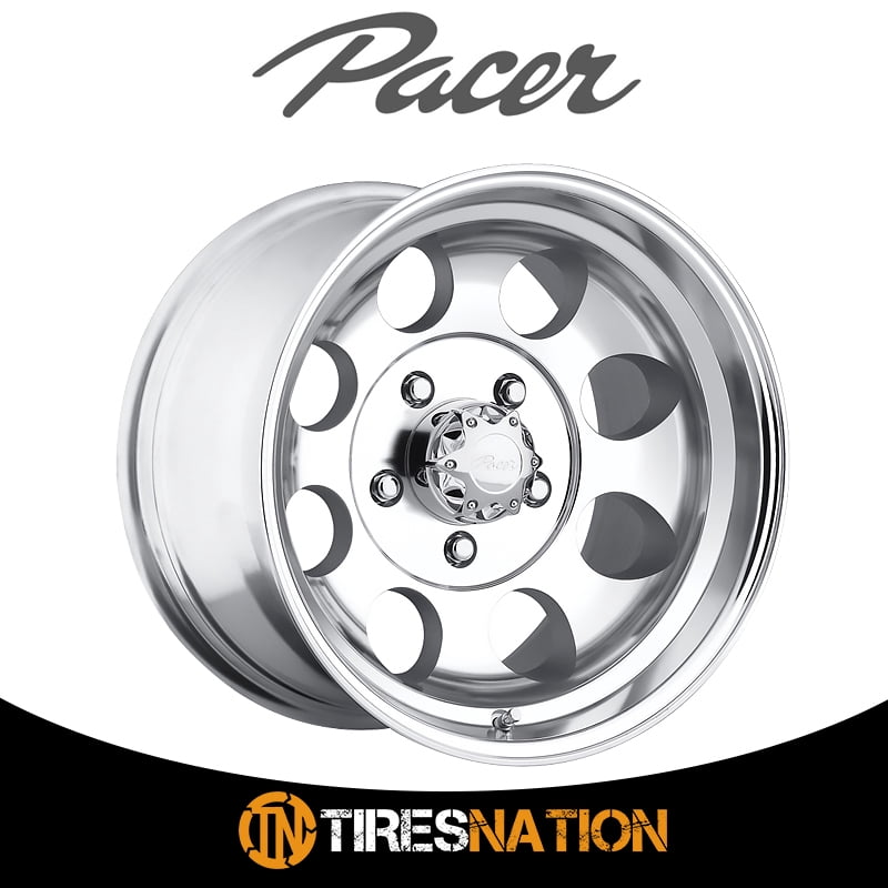 16x8 Pacer 164P LT Mod Polished Polished Wheel 5x5.5 (-6mm) - Walmart.com