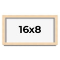 thumbnail image 1 of 16x8 Shadow Box Frame Brown | 0.875 Inches Deep Real Wood Contemporary Shadowbox Display Frame | UV, 1 of 5