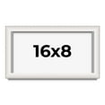thumbnail image 1 of 16x8 Shadow Box Silver Brushed Striped Display Frame | 1.625 Inches Deep | 1 Inch Moulding Width |, 1 of 8
