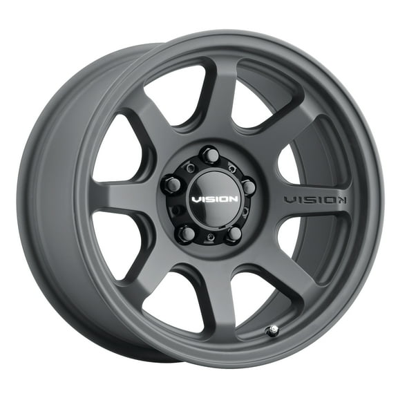 16x8 Vision 351 Flow Satin Black Wheel 5x4.5 (0mm)