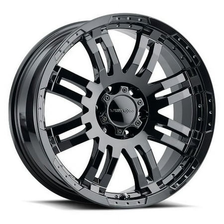16x8 Vision 375 Warrior Gloss Black Wheel 5x135 (0mm)