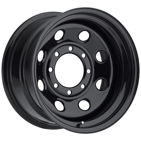 16x8 Vision 85H Soft 8 Gloss Black 5x127 5x5 ET-12 Wheel Rim