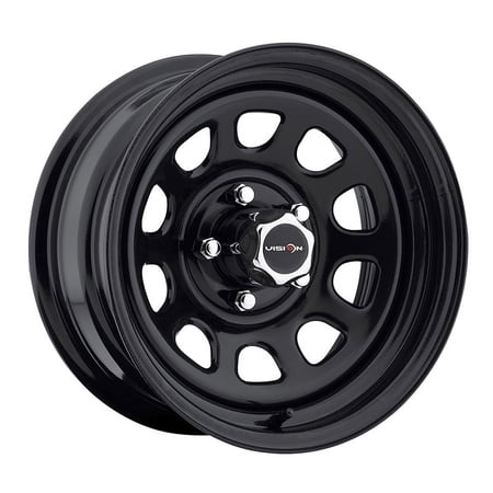 Vision D Window 16x8 5x114.3 0et Gloss Black Wheel