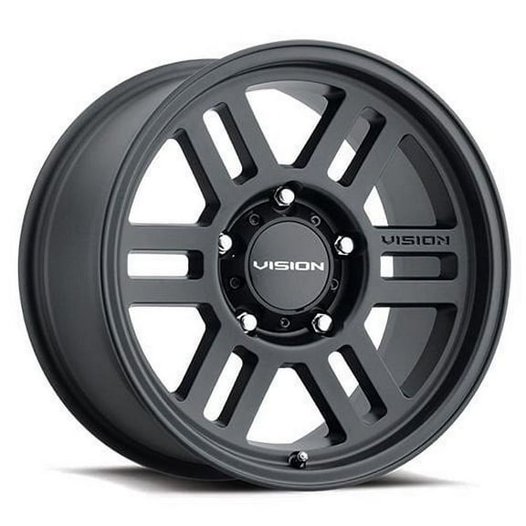 16" Vision Off-Road 355 Manx 2 Overland Satin Black Wheel 16x8 5x5.5 0mm Rim