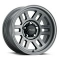 thumbnail image 1 of 16" Vision Off-Road 355 Manx 2 Overland Satin Grey Wheel 16x8 5x5.5 0mm Rim, 1 of 2