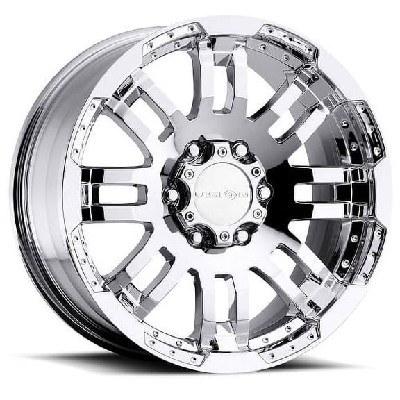 16x8 Vision Off-Road 375 Warrior Chrome Wheel 6x5.5 (0mm)