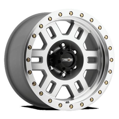 16x8 Vision Off-Road 398 Manx Machined Wheel 6x5.5 (0mm)
