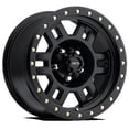 thumbnail image 1 of 16x8 Vision Off-Road 398 Manx Matte Black Wheel 5x5.5 (0mm), 1 of 2