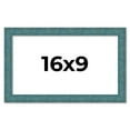 thumbnail image 1 of 16x9 Frame Blue Rustic Barnwood Solid Wood Picture Frame Width 1.25 Inches | Interior Depth 0.5, 1 of 8