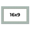 thumbnail image 1 of 16x9 Frame Blue Teal Distressed Solid Wood Picture Frame | 1.625 Inch Moulding Width | Sonoma Blue, 1 of 8
