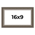 thumbnail image 1 of 16x9 Frame Brown Solid Wood Picture Frame | 1.75 Inch Moulding Width | Austin Frame Complete with, 1 of 8