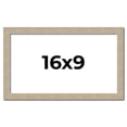 thumbnail image 1 of 16x9 Frame Grey Solid Wood Picture Frame Width 1 Inches | Interior Frame Depth 0.5 Inches |, 1 of 8