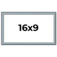 thumbnail image 1 of 16x9 Frame Rustic Sky Blue Solid Wood Picture Frame | 0.75 Inch Moulding Width |Includes UV Acrylic, 1 of 8