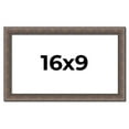 thumbnail image 1 of 16x9 Frame Silver Real Wood Picture Frame Width 1.25 Inches | Interior Frame Depth 0.5 Inches |, 1 of 8