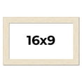 thumbnail image 1 of 16x9 Frame White Real Wood Picture Frame Width 1.5 inches | Interior Frame Depth 0.5 inches | Barn, 1 of 8
