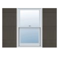 thumbnail image 1 of 17 1/2"W x 83"H Lifetime Vinyl, Custom Five Board Joined (3 Batten), Board-n-Batten Shutters, w/Shutter-Loks (Per Pair), Musket Brown, 1 of 10