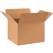 17 1/2" x 14 3/4 x 12 1/2" Kraft Corrugated Boxes, 25/BD 171412R