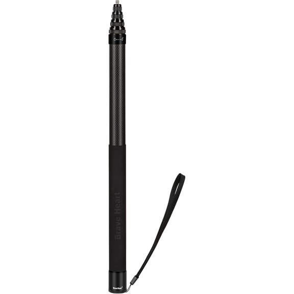 17-118"/3.0m Carbon Fiber Invisible Selfie Stick 9.8ft Extended Super Long Pole for X5/X4 Insta 360 X3 ONE X2, R, X, GO 3S 3 2 Gopro Max Action Camera Accessories