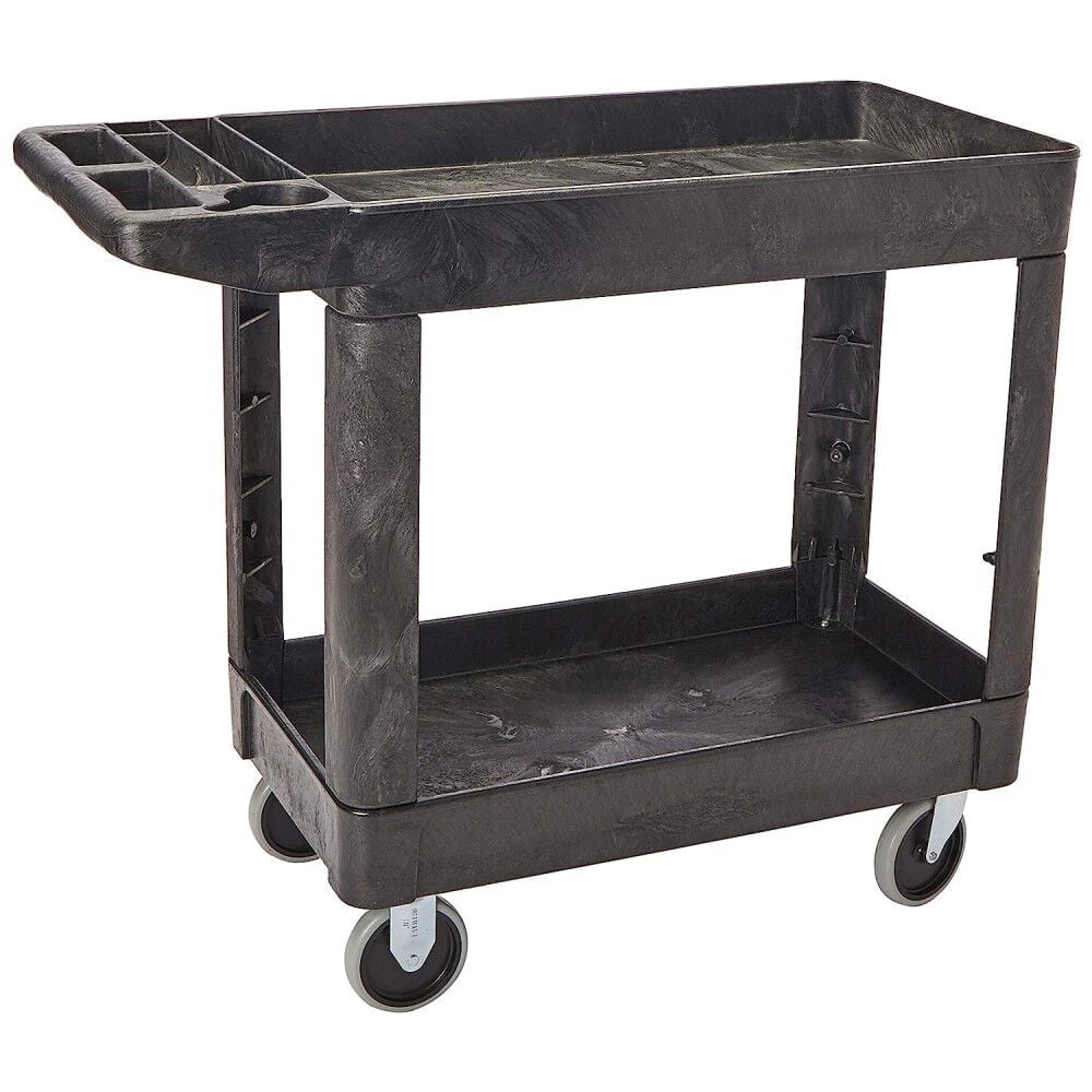 17.13 in. x 21.5 in. x 7 in. Undivided 7.6 Gallon Bus/Utility Box - Gray