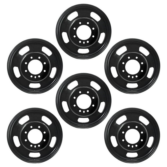 17" 17x6 Set of 6 Dually Wheel For 2003-2018 Dodge Ram 3500 SUPER DUTY DRW OEM Design Replacement Rim