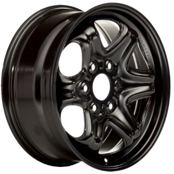 17" 17x7.5" Reconditioned OEM Black Steel Wheel for 2009-2017 Chevrolet Traverse