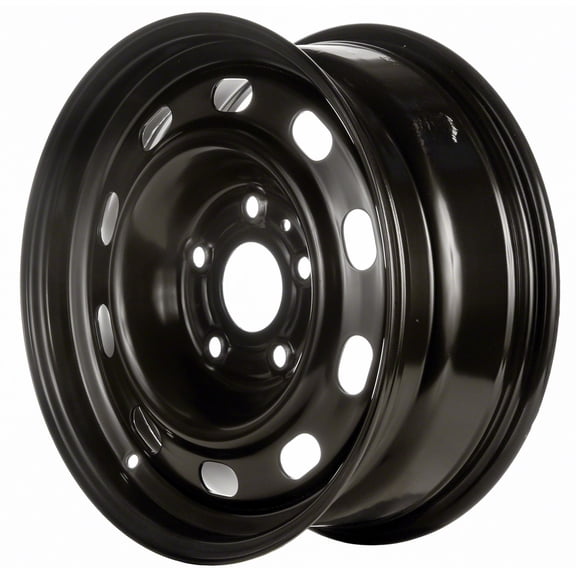17" 17x7" Reconditioned OEM Black Steel Wheel Rim for 2002-2008 Dodge Ram 1500