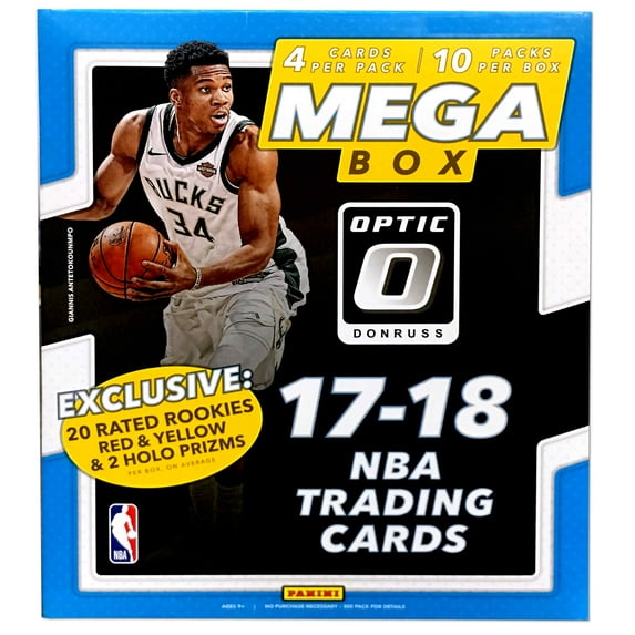 17-18 Panini NBA Basketball Donruss Optic Mega Box - 10CT