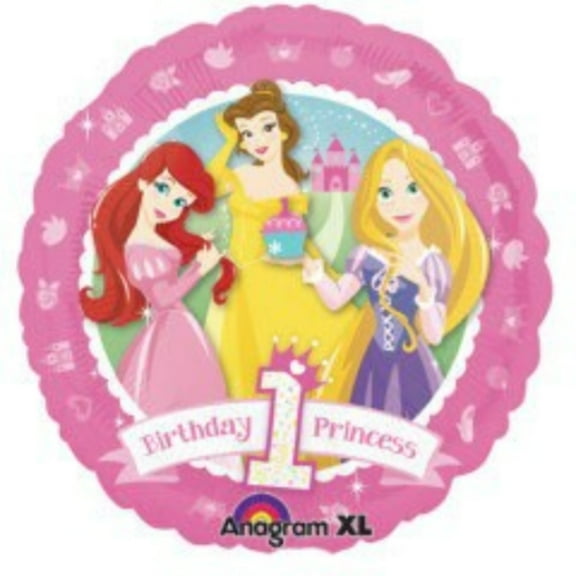 17" 1ST PRINCESS BIRTHDAY Balloon Party Supplies Decorations Foil Mylar Balloon