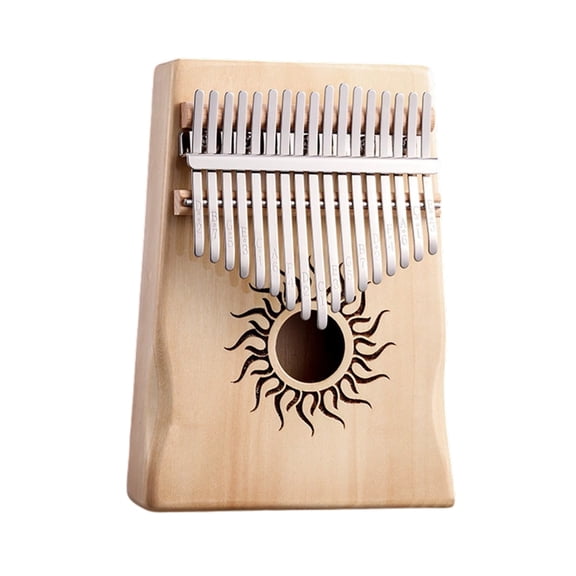 17/21 Keys Thumb Piano Portable Wood Finger Piano for Kids Adults Beginners