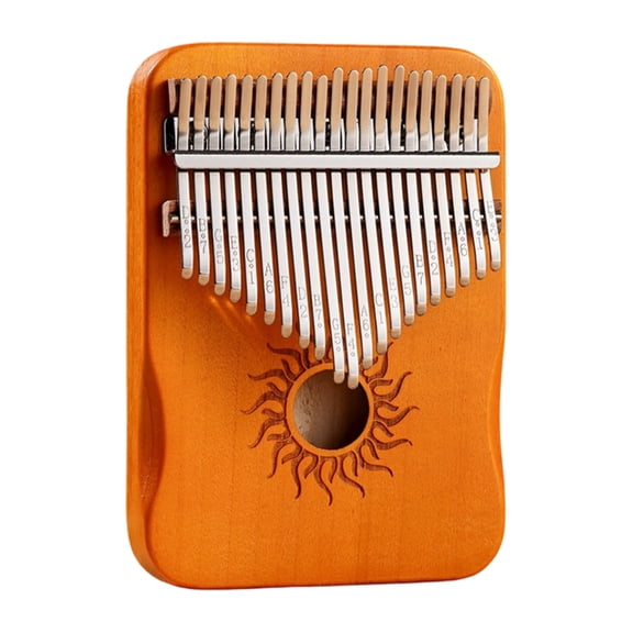 17/21 Keys Thumb Piano Portable Wood Finger Piano for Kids Adults Beginners