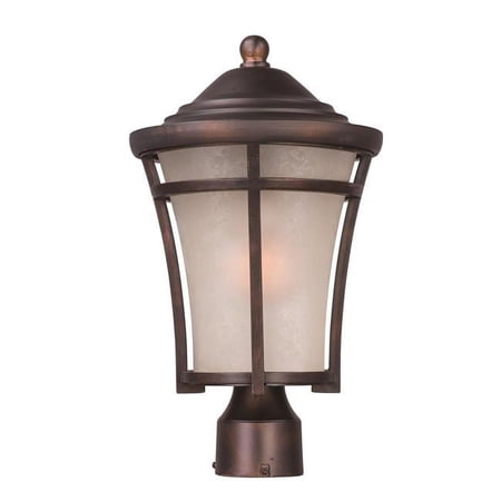 17.25 x 10 in. Balboa DC One Light Medium Outdoor Post, Copper Oxide