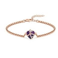 thumbnail image 1 of 17-26cm Adjustable Stainless Steel Chain Link Women's Bracelet Cremation Jewellery Urn Bracelet for Ashes Crystal Heat Urn Locket Funeral Urn Bracelet for Ashes Holder, 1 of 1
