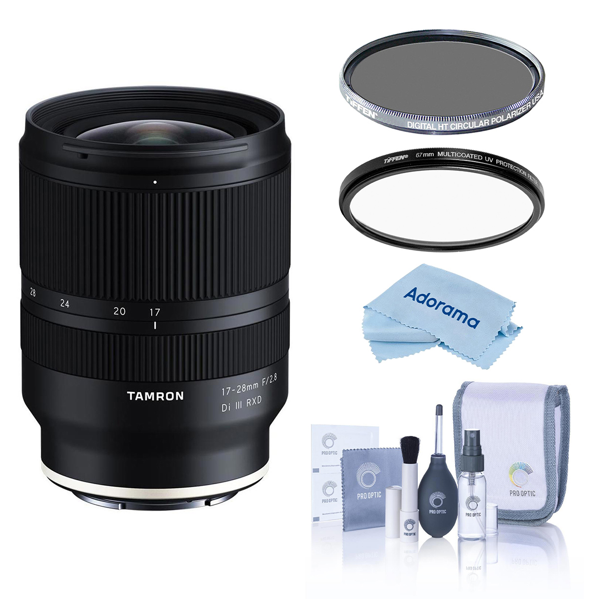 Tamron 17-28mm f/2.8 Di III RXD Lens for Sony E, Bundle with 