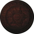thumbnail image 1 of 17 3/4"OD x 1 1/8"P Exeter Ceiling Medallion (Fits Canopies up to 3 1/8"), Hand-Painted Cherry, 1 of 9