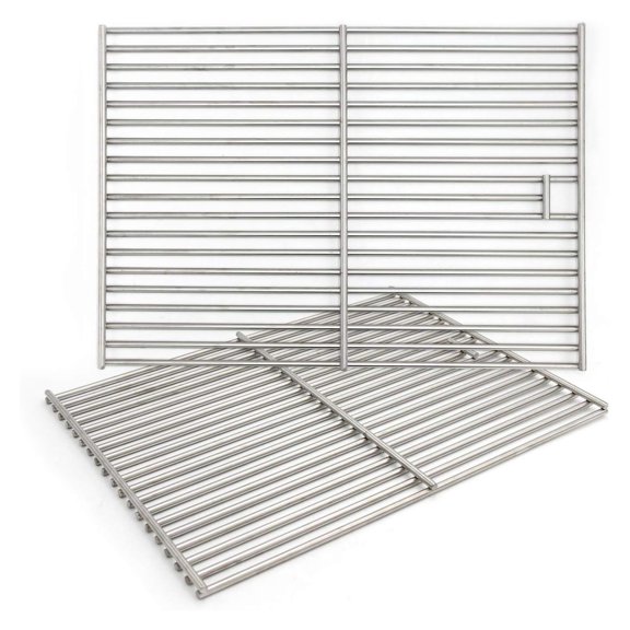 17 3/8" Grill Grates for Charbroil 463446017 463446015 463449914 Stainless Steel Cooking Racks for Grills 415 122 720 Series Replaces 463447018 C-45G4CB