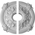 thumbnail image 1 of 17 3/8"OD x 3 1/2"ID x 1 3/4"P Hamilton Ceiling Medallion, Two Piece (Fits Canopies up to 3 3/4"), 1 of 2
