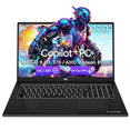 thumbnail image 1 of 17.3" FHD 144Hz AI Laptop 16GB RAM 1TB SSD AMD Ryzen AI 370 (50 TOPS NPU) with Radeon 890M GPU-100W PD USB 4.0 eGPU Support Local AI Workstation Black, 1 of 7