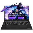 thumbnail image 1 of 17.3" FHD 144Hz Professional AI Laptop - 32GB RAM 1TB SSD AMD Ryzen AI 370 (50 TOPS NPU) with Radeon 890M GPU USB 4.0 eGPU Support 100W PD Local AI Workstation Black, 1 of 7