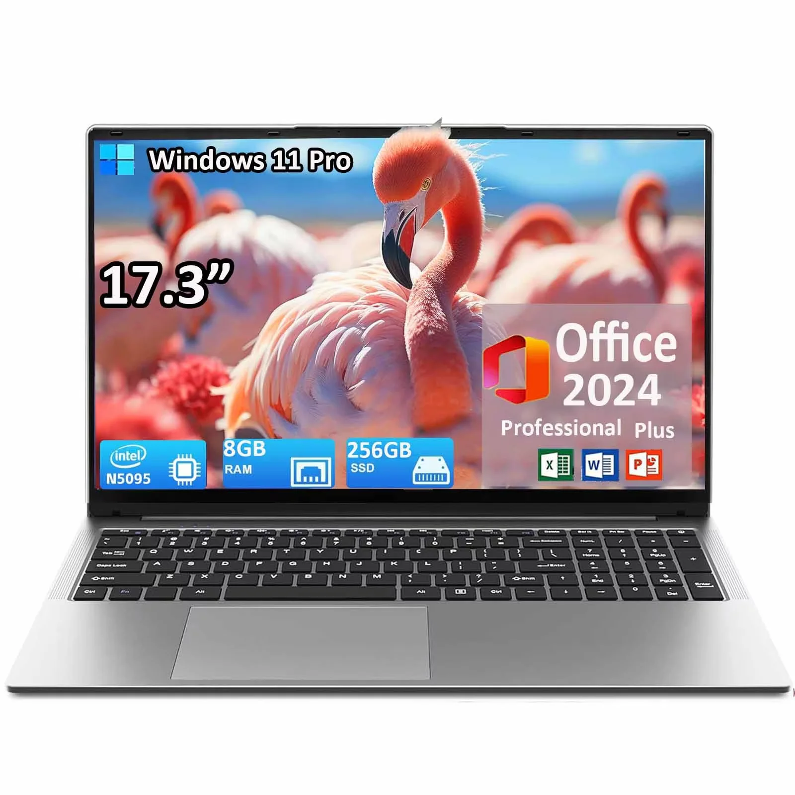 FHD Business Laptop Computer Windows 11 Pro Office 2024