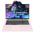 thumbnail image 1 of 17.3" FHD Gaming Business Laptop, AMD Ryzen 7 7735HS (8C/16T, Beats i7-12650H) 32GB DDR5 RAM 2TB SSD Computer with Radeon 680M, 100W Type-C, WiFi-6E, 75Wh Battery, Fingerprint, Backlit Keyboard, 1 of 7