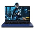 thumbnail image 1 of 17.3" FHD Gaming Laptop 16GB DDR5 RAM 512GB SSD AMD Ryzen 7 7735HS (Beats i7-12650H, 8 Cores) with Radeon 680M 100W USB-C Wi-Fi 6E Backlit Fingerprint Blue, 1 of 7