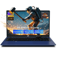 thumbnail image 1 of 17.3" FHD Gaming Laptop - AMD Ryzen 9 8945HS 32GB DDR5 RAM 1TB SSD (Beat i9-13900H, Up to 5.2GHz) with Radeon 780M AI-Enhanced 100W PD Type-C VR Ready Backlit Keyboard Fingerprint, 1 of 7