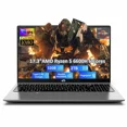 thumbnail image 1 of 17.3" Gaming Laptop, AMD Ryzen 5 6600H 6 Cores 32GB DDR5 RAM 2TB SSD (Beat i7-1165G7, Up to 4.5GHz) Radeon 660M GPU-Computer with 100W Type-C Backlit Keyboard Fingerprint Win 11, 1 of 6