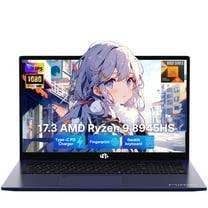 17.3 Gaming-Laptop - Ryzen 9 8945HS (Beat i9-13900H, Up to 5.2GHz) 16GB RAM 1TB SSD, Radeon 780M, PD 100W Type-C, AI-Enhanced for Copilot, VR Ready, Backlit Keyboard, Fingerprint