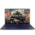 thumbnail image 1 of 17.3" IPS FHD-Gaming-Laptop, AMD Ryzen 7 8745HS 32GB DDR5 RAM 1TB SSD ( up to 4.9GHz) Radeon 780M Graphics Business Computer with 100W Type-C Backlit Keyboard, Fingerprint USB-C 4.0, 1 of 9
