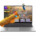thumbnail image 1 of 17.3" Laptop Office 2024 Windonws 11 pro IPS Display Ultra-Thin Laptop Celeron N5095 8GB DDR4 RAM 256GB SSD Fingerprint Backlit Keyboard Webcam Perfect for Travel Study and Work, 1 of 7