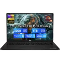 thumbnail image 1 of 17.3 New Gaming Laptop Ryzen 9 8945HS ( Up to 5.2GHz) 32GB RAM, 1TB SSD, Radeon 780M, PD 100W Type-C AI-Enhanced for Copilot VR Ready, Backlit Keyboard, Fingerprint, 75W Battery, 1 of 8