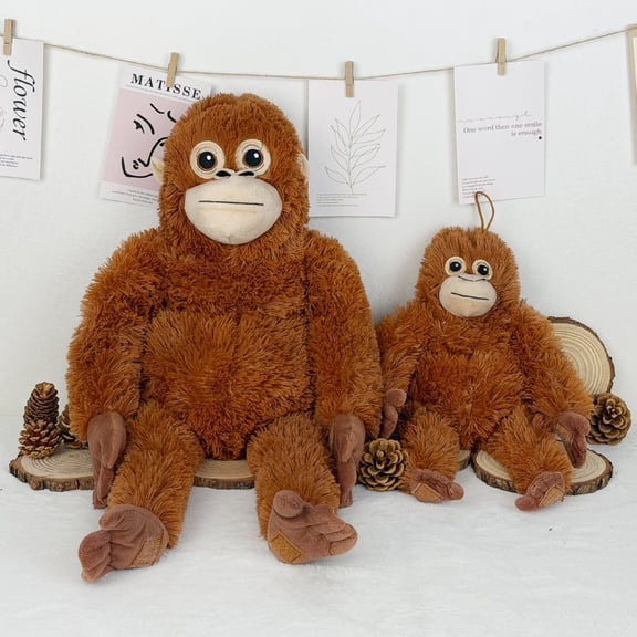 17.3 in  Monkey Punch Gorilla plush toy, realistic monkey plush toy, doll gift