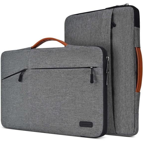 17.3 inch Laptop Sleeve Case for HP 17.3 Laptop, Pavilion 17, Envy 17, PROBOOK 17, Inspiron 17, Ideapad 17.3, Aspire 17, ASUS VivoBook 17 Waterpoof Bag, Space Grey